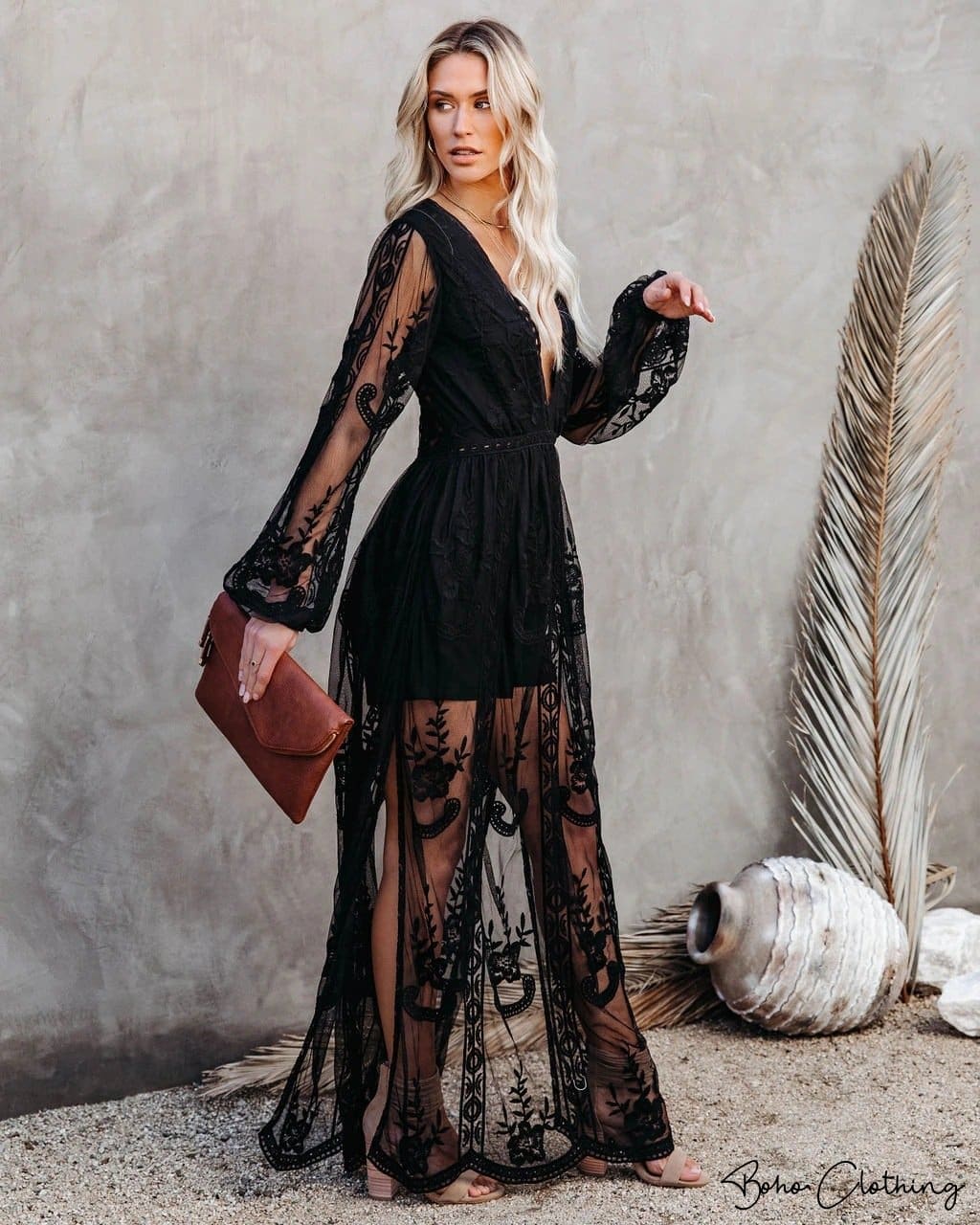 tetraeder Mary brugt Black Lace Boho Dress – Boho Clothing