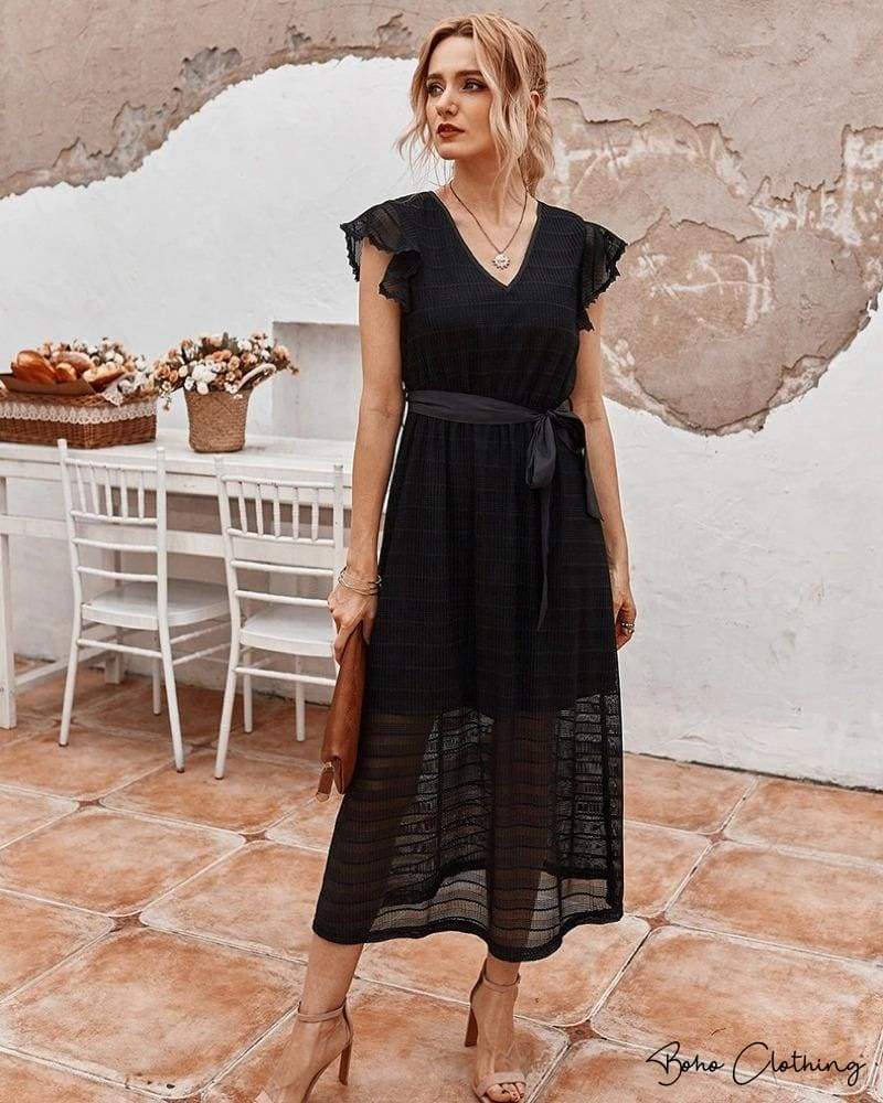 Long Black Boho Dress – Boho Clothing